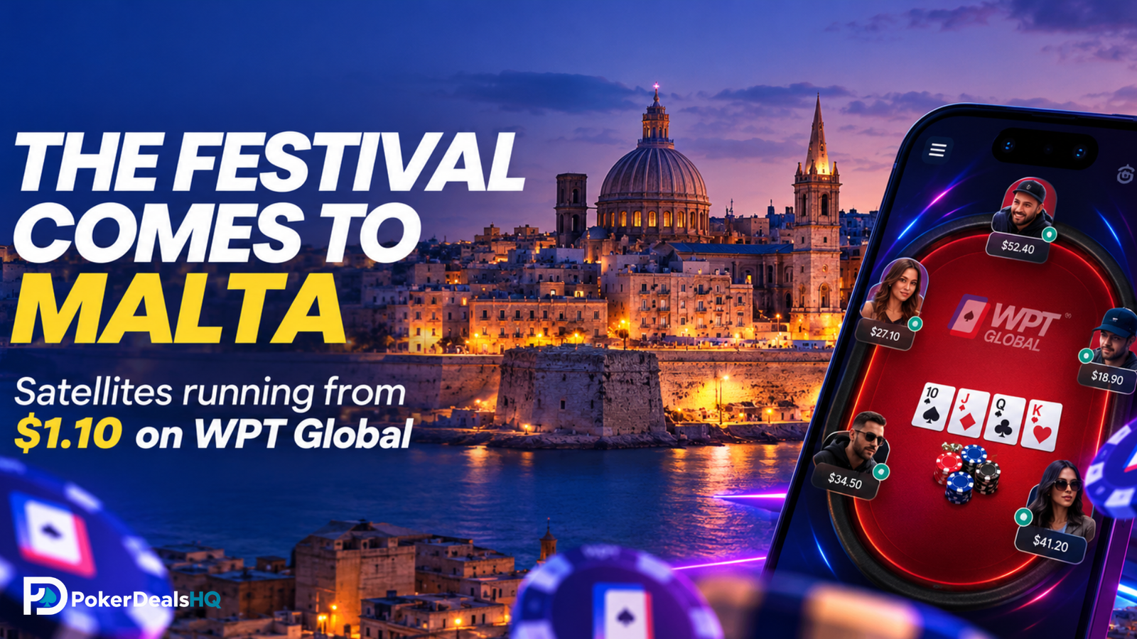 WPT Global Battle of Malta poker satellite promotion